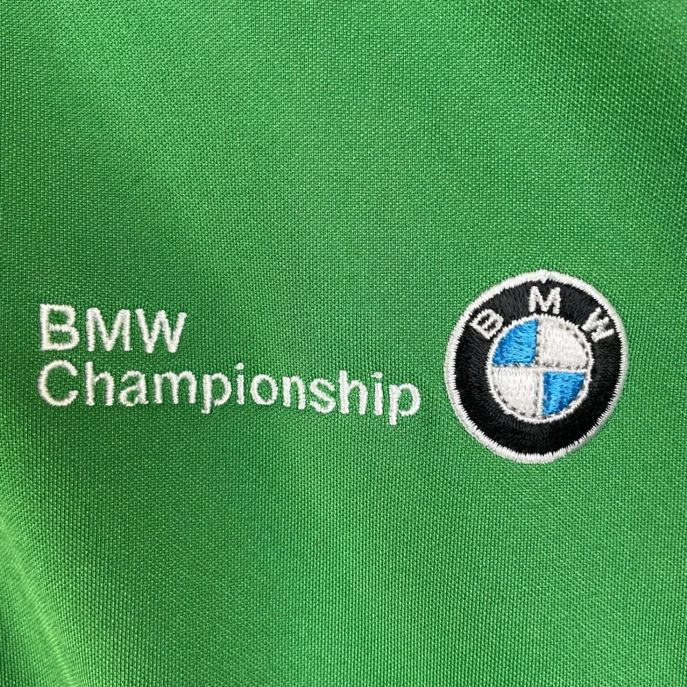 Nike BMW Championship Golf Dri-FIT Polo Shirt Men's Medium Green